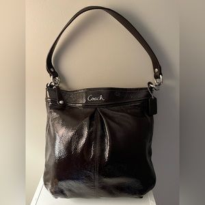 Dark Brown Leather Coach Bag